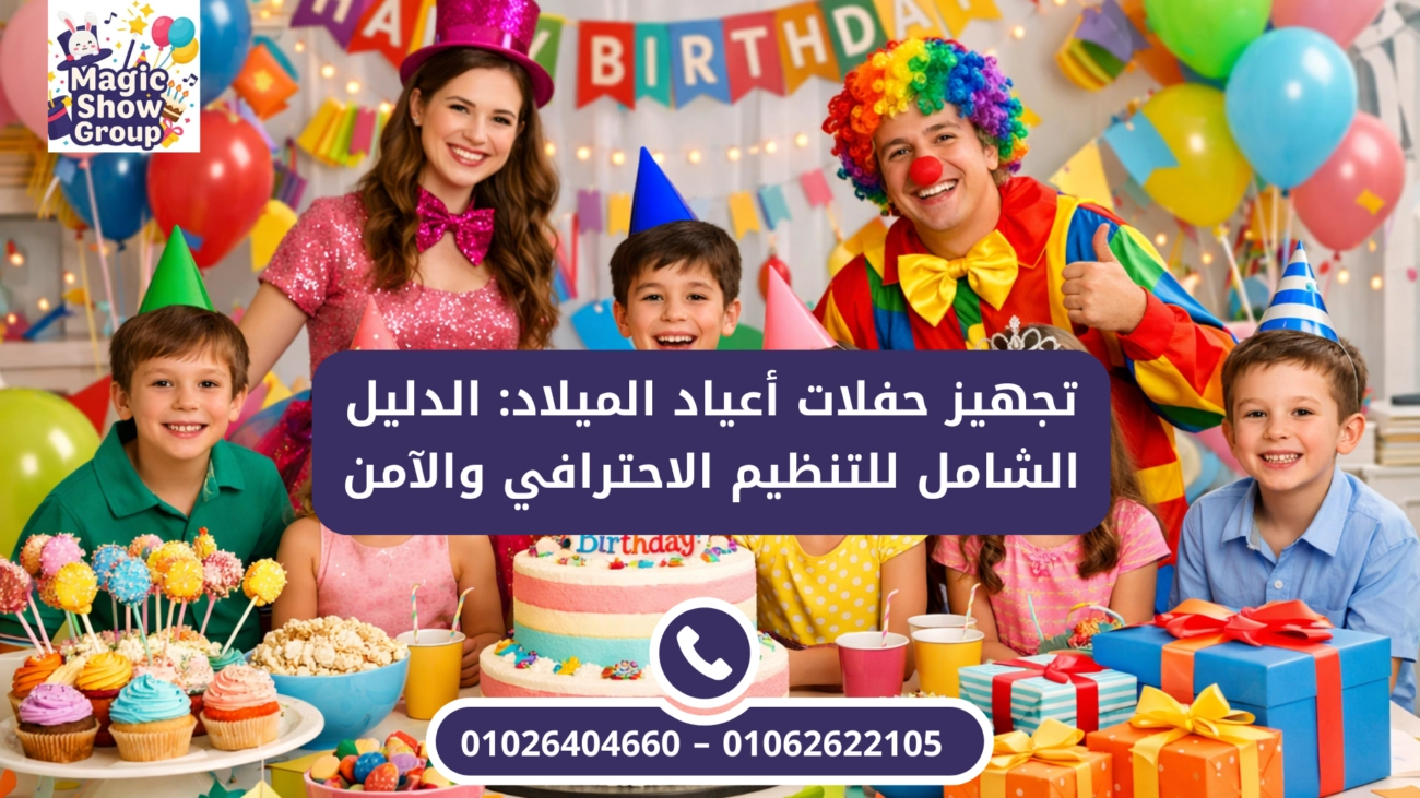 تجهيز حفلات أعياد الميلاد للأطفال بشكل احترافي ومتكامل